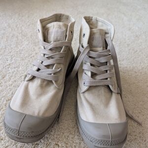 Palladium Gray High-Top Sneakers
